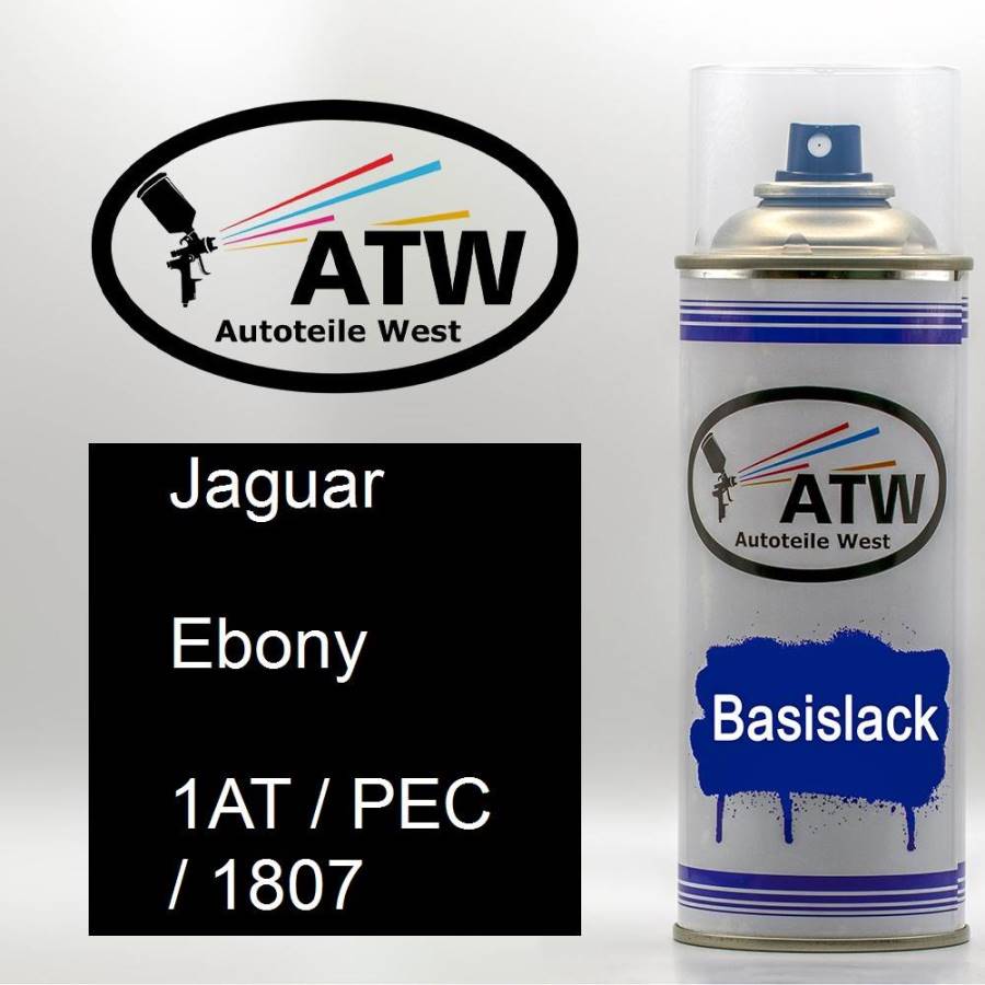 Jaguar, Ebony, 1AT / PEC / 1807: 400ml Sprühdose, von ATW Autoteile West.